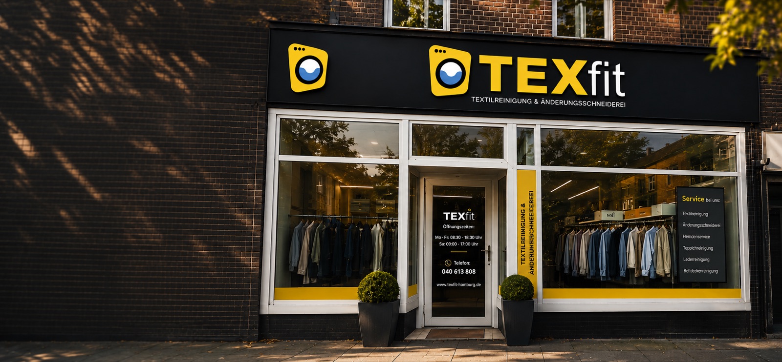 Texfit Ladengeschäft – Textilreinigung & Änderungsschneiderei in Hamburg-Barmbek
